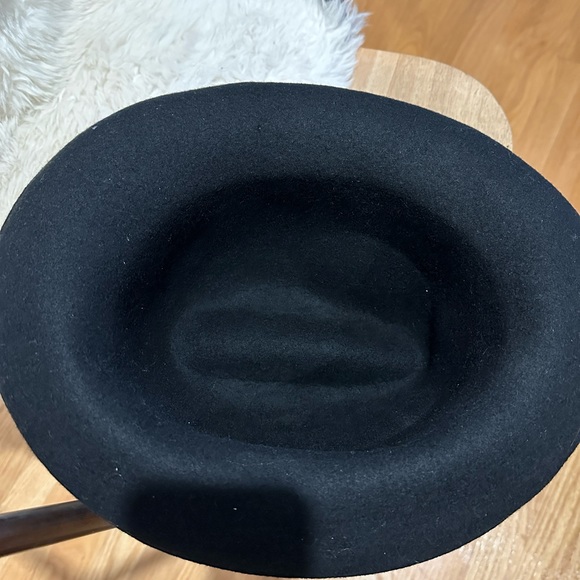 Black vintage felt fedora - Picture 7 of 7